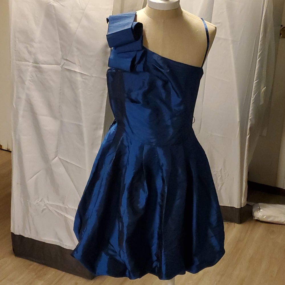 Silk-Look Polyester Dress